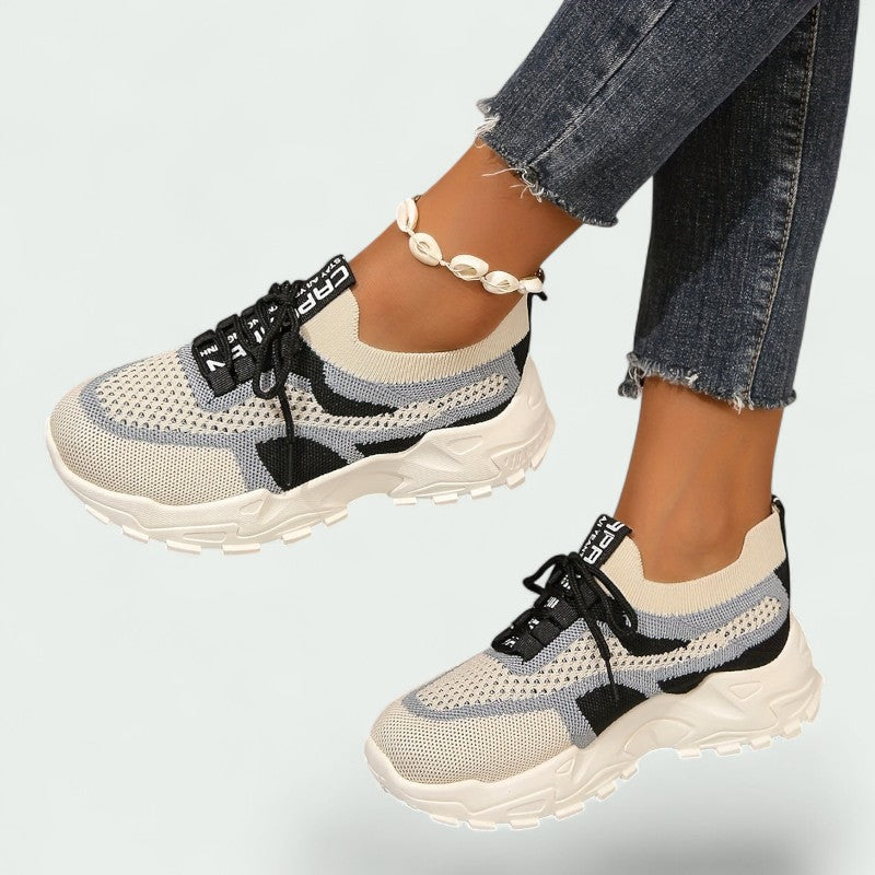 Elina – Bequeme, Atmungsaktive Sneakers für Damen im Niedrigdesign