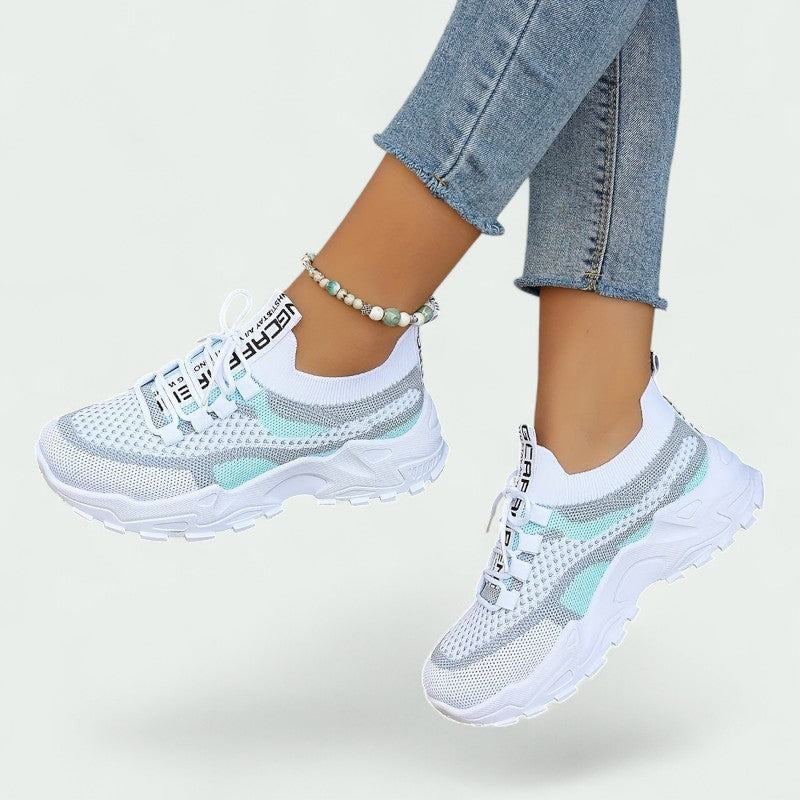 Elina – Bequeme, Atmungsaktive Sneakers für Damen im Niedrigdesign