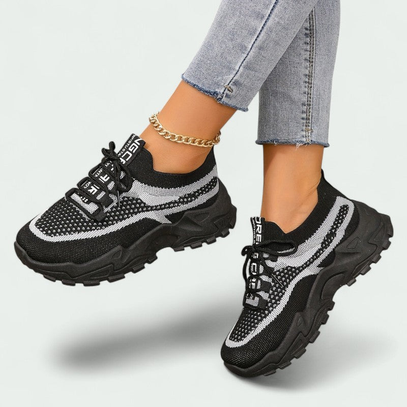 Elina – Bequeme, Atmungsaktive Sneakers für Damen im Niedrigdesign