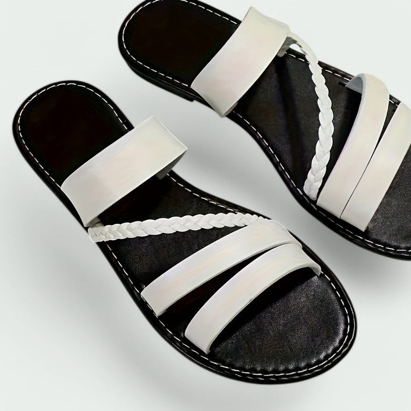 Hazel – Bequeme Geflochtene Sandalen für den Sommer