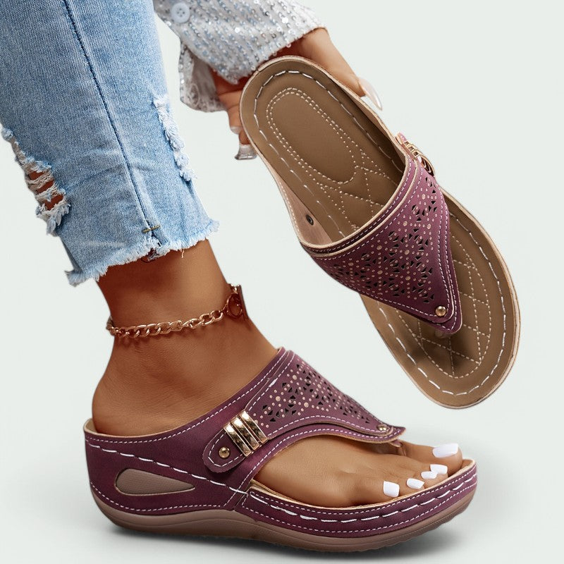 Ailani – Bequeme und Stilvolle Flip-Flop Sandalen für Damen