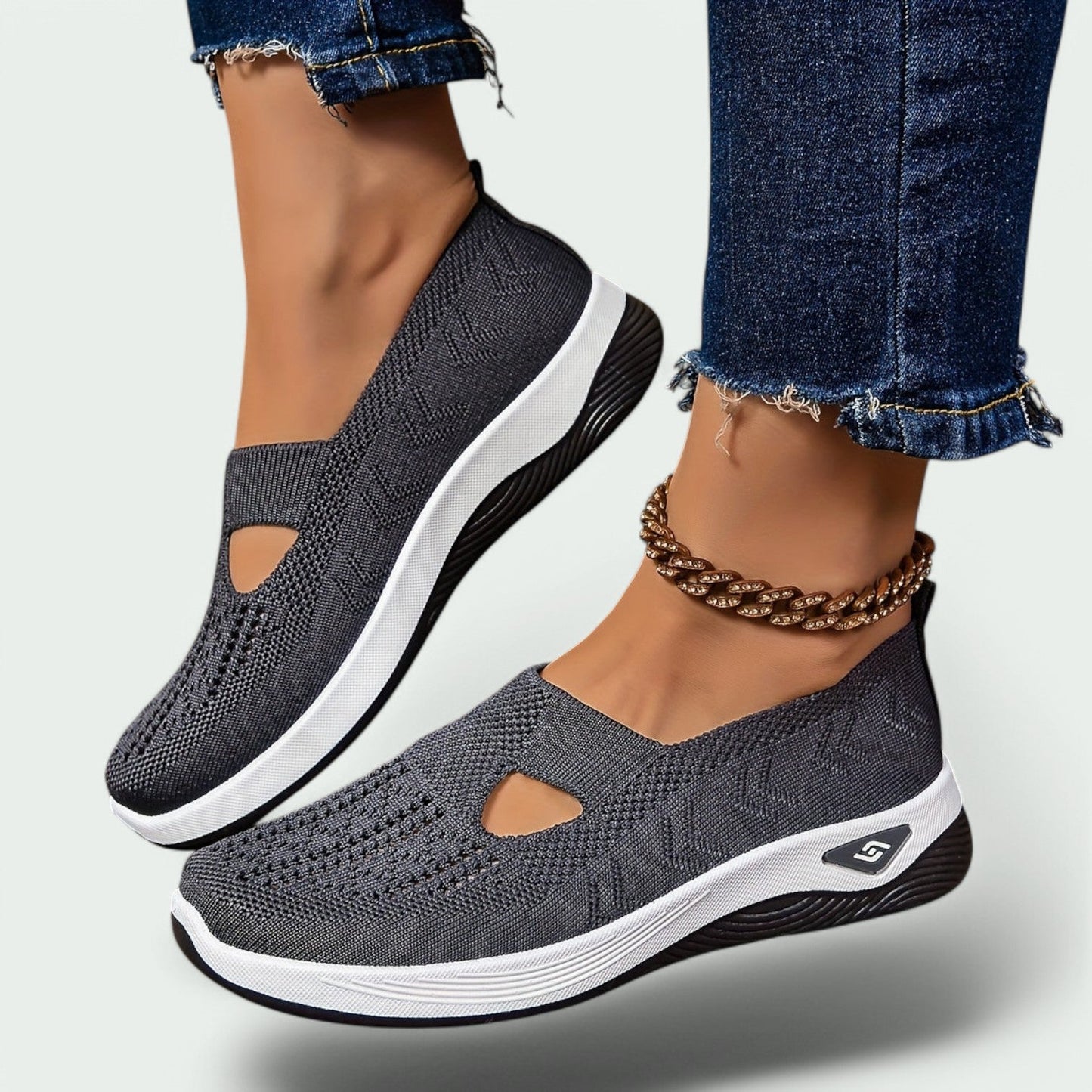 Sovena – Bequeme Slip-On Sportschuhe für Damen mit Orthopädischem Komfort