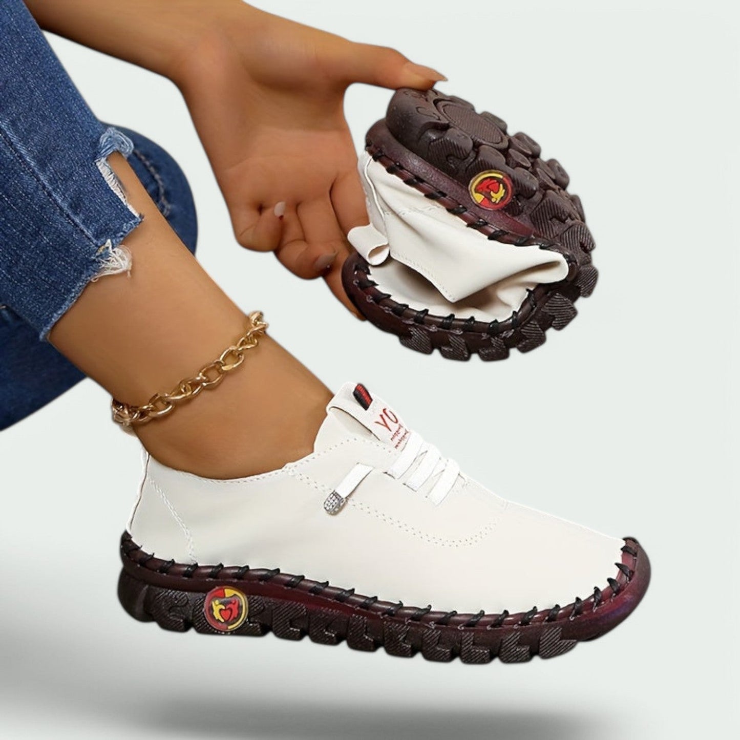 Velina – Komfortable Sneakers mit breiter Passform und schmerzlindernder Technologie für Damen