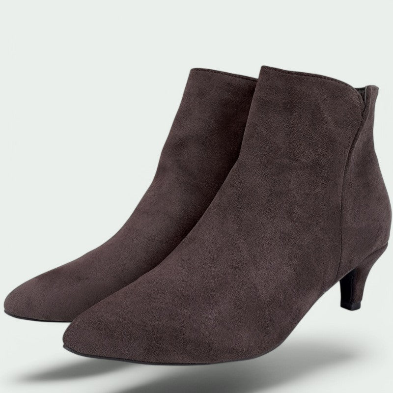Freya – Elegante, bequeme Stiefeletten mit praktischem Reißverschluss und modischem Absatz