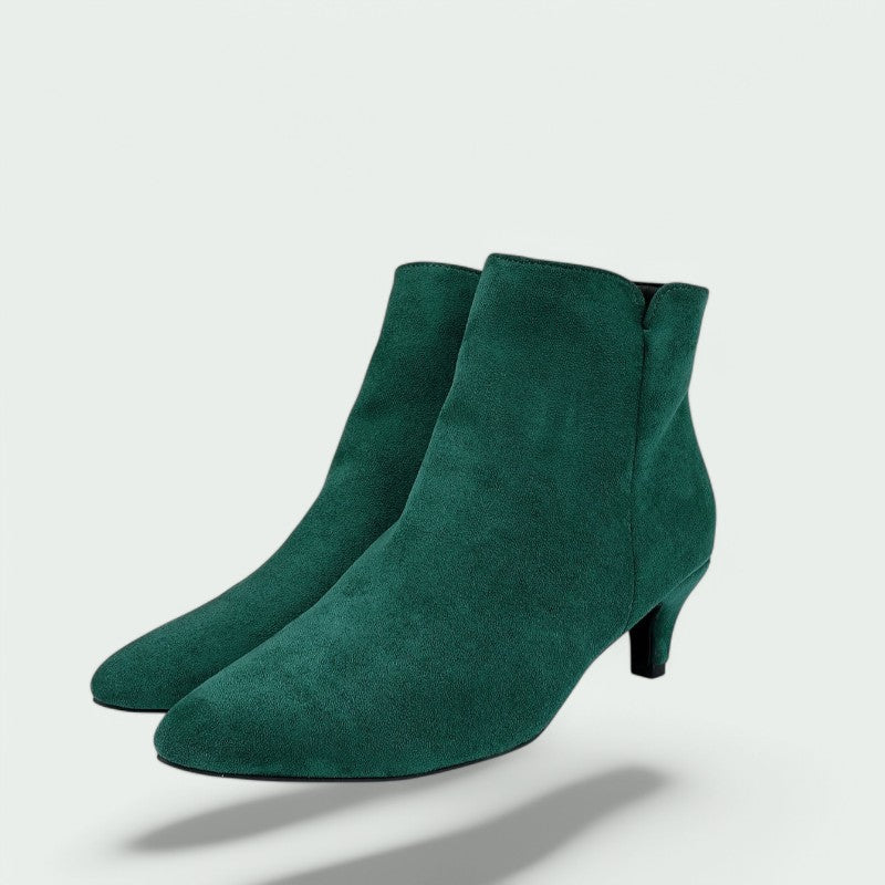 Freya – Elegante, bequeme Stiefeletten mit praktischem Reißverschluss und modischem Absatz