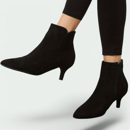 Freya – Elegante, bequeme Stiefeletten mit praktischem Reißverschluss und modischem Absatz