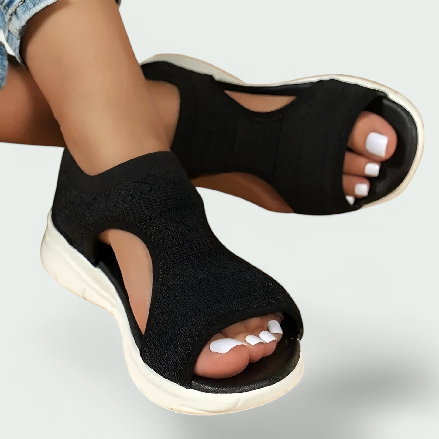 Dovira – Bequeme Slip-On Sandalen für Damen mit orthopädischem Komfort