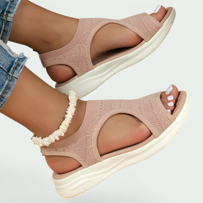 Dovira – Bequeme Slip-On Sandalen für Damen mit orthopädischem Komfort