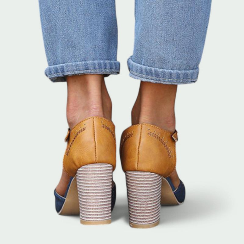 Solara – Vintage T-Strap Schuhe mit Komfortablem Blockabsatz für Jeden