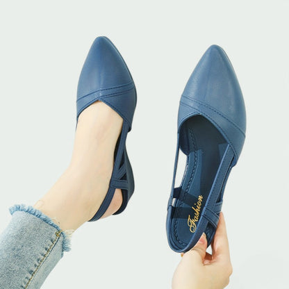 Larissa – Elegante, rutschfeste Mid-Heel Ballerinas mit spitzem Design für Damen