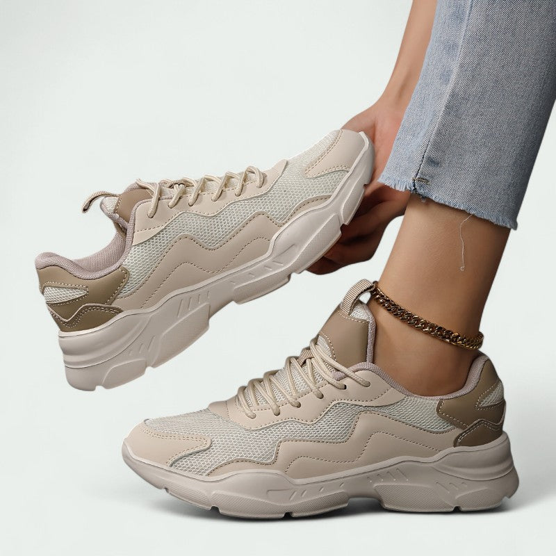 Loretta – Bequeme, atmungsaktive Sneaker für Damen mit lässigem Schnürdesign