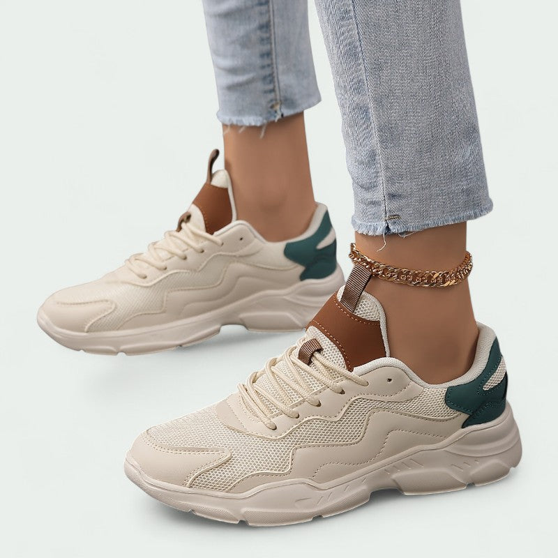 Loretta – Bequeme, atmungsaktive Sneaker für Damen mit lässigem Schnürdesign