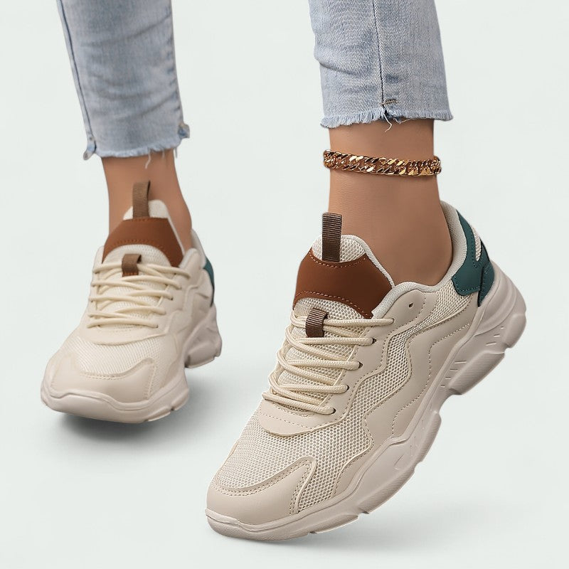 Loretta – Bequeme, atmungsaktive Sneaker für Damen mit lässigem Schnürdesign