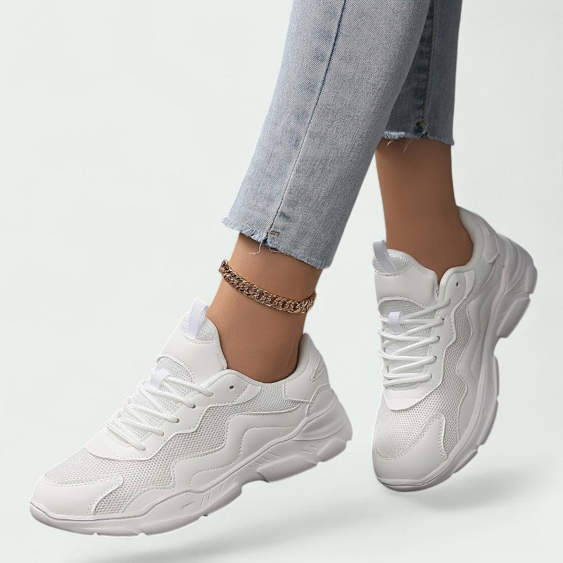 Loretta – Bequeme, atmungsaktive Sneaker für Damen mit lässigem Schnürdesign