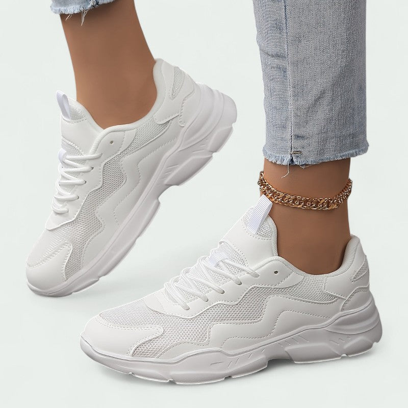 Loretta – Bequeme, atmungsaktive Sneaker für Damen mit lässigem Schnürdesign
