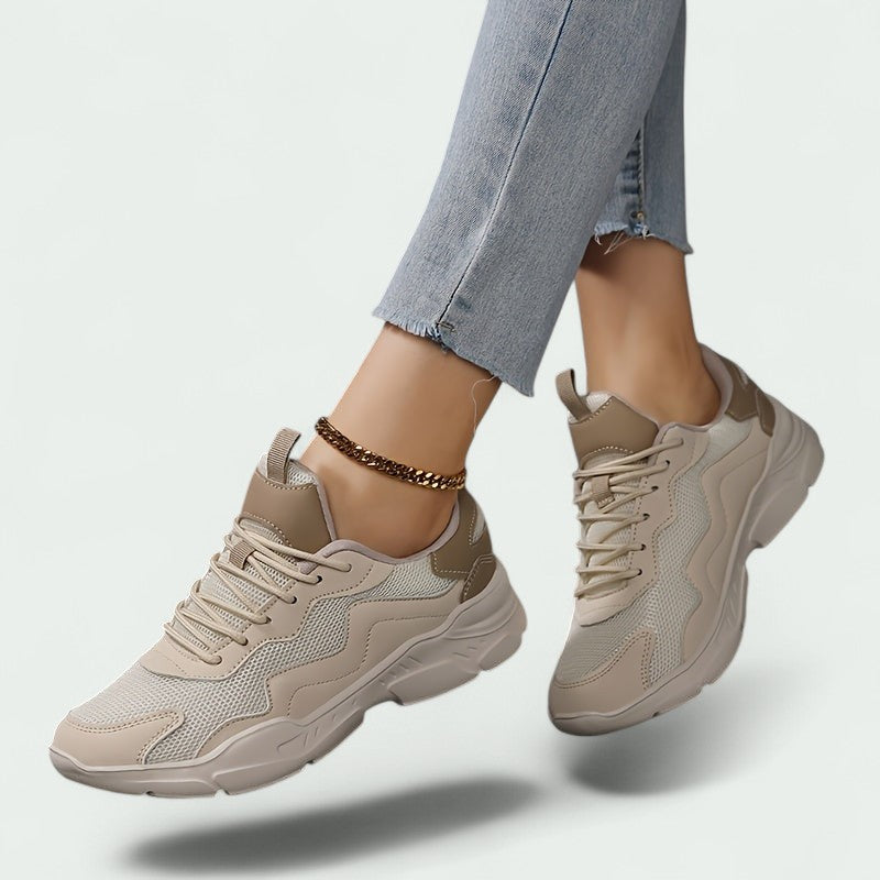 Loretta – Bequeme, atmungsaktive Sneaker für Damen mit lässigem Schnürdesign