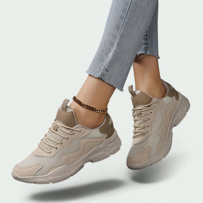 Loretta – Bequeme, atmungsaktive Sneaker für Damen mit lässigem Schnürdesign