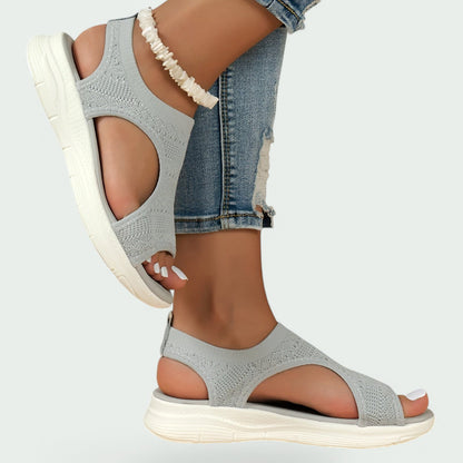 Dovira – Bequeme Slip-On Sandalen für Damen mit orthopädischem Komfort