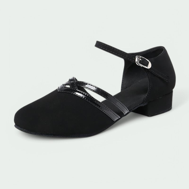 Amara – Elegante und Bequeme Schwarze Tanzschuhe für Damen