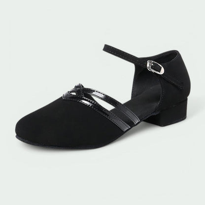 Amara – Elegante und Bequeme Schwarze Tanzschuhe für Damen