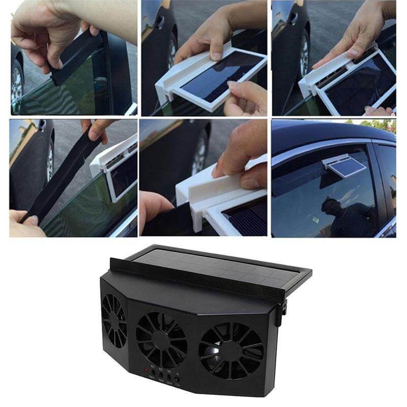 CoolDrive | Solarventilator für Autos – Effiziente Kühlung und Wärmeabfuhr