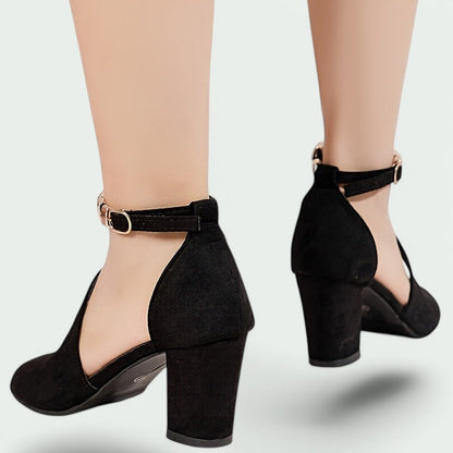 Sienna – Stilvolle Absatzsandalen mit Knöchelriemchen und Offenen Zehen