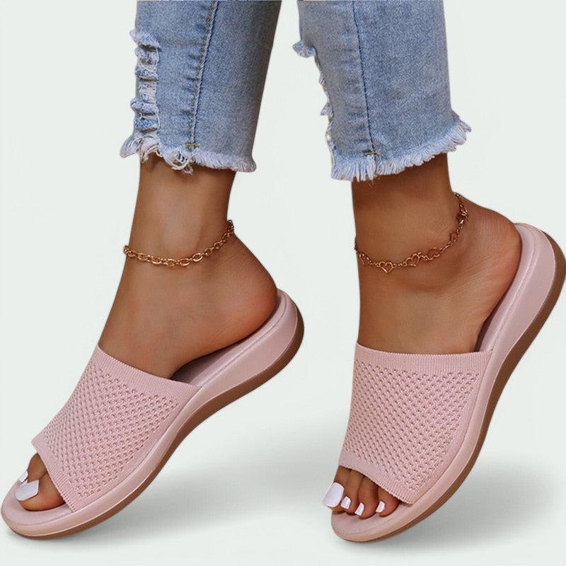 Avelia – Bequeme, atmungsaktive Mesh-Hausschuhe für Damen