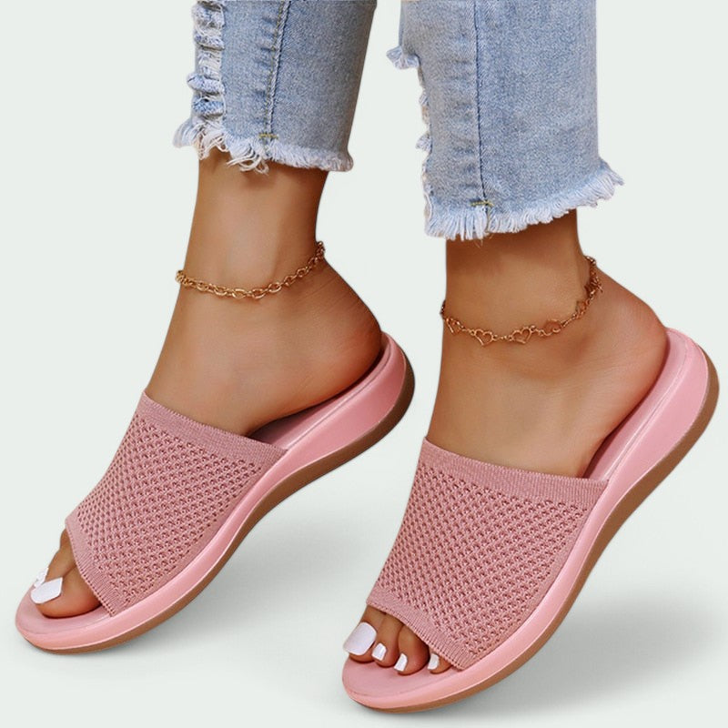 Avelia – Bequeme, atmungsaktive Mesh-Hausschuhe für Damen