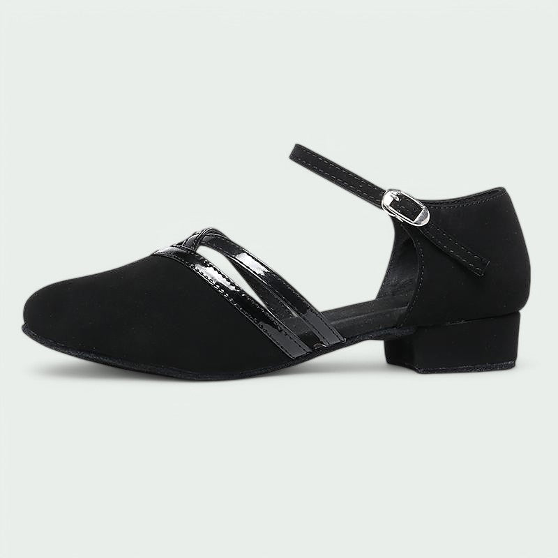 Amara – Elegante und Bequeme Schwarze Tanzschuhe für Damen
